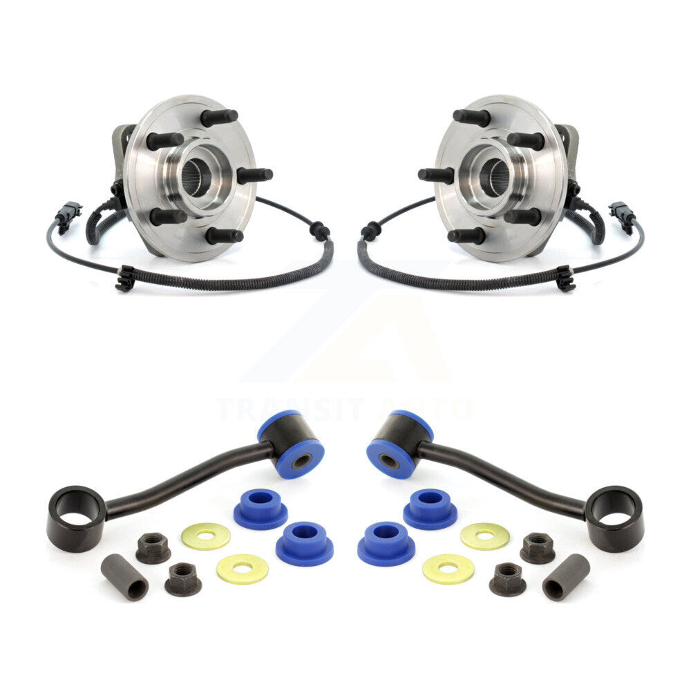 Hub Bearing Assembly And Link Front Kit For Jeep Liberty Dodge Nitro