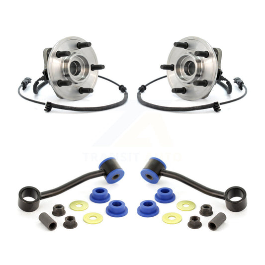Hub Bearing Assembly And Link Front Kit For Jeep Liberty Dodge Nitro