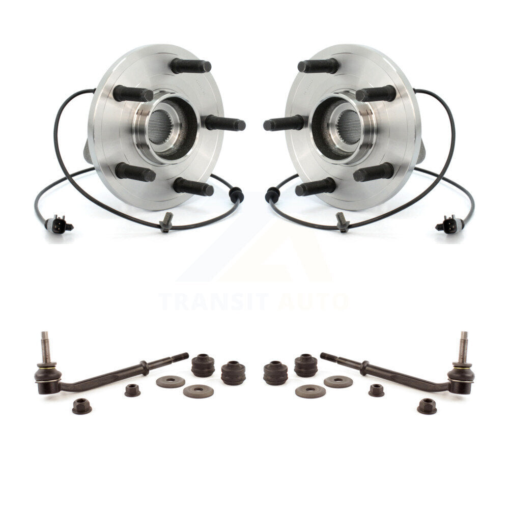 Hub Bearing Assembly And Link Front Kit For Dodge Durango Chrysler Aspen