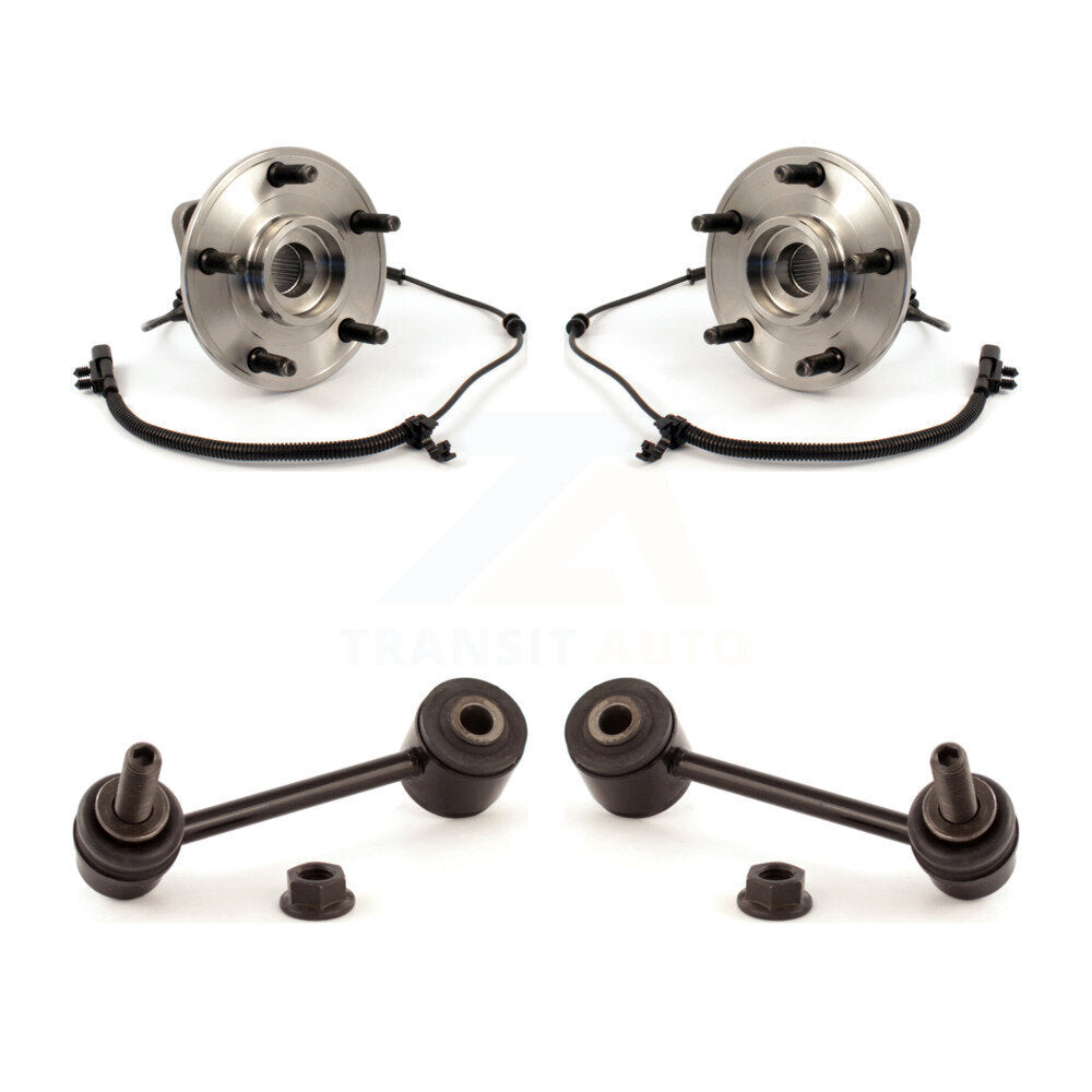 Hub Bearing Assembly And Link Front Kit For 2007-2010 Jeep Wrangler