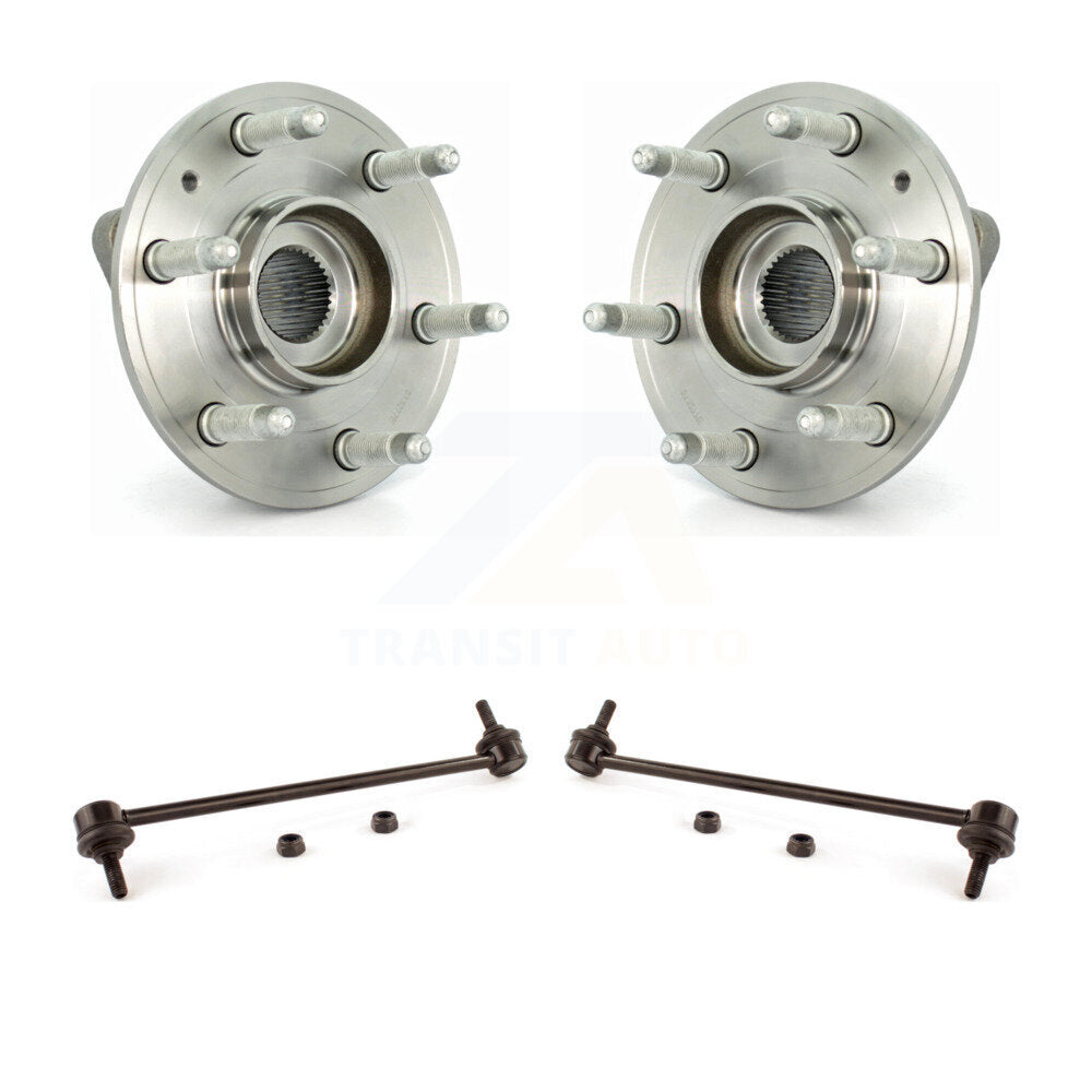 Hub Bearing Assembly And Link Front Kit For GMC Acadia Buick Enclave Chevrolet