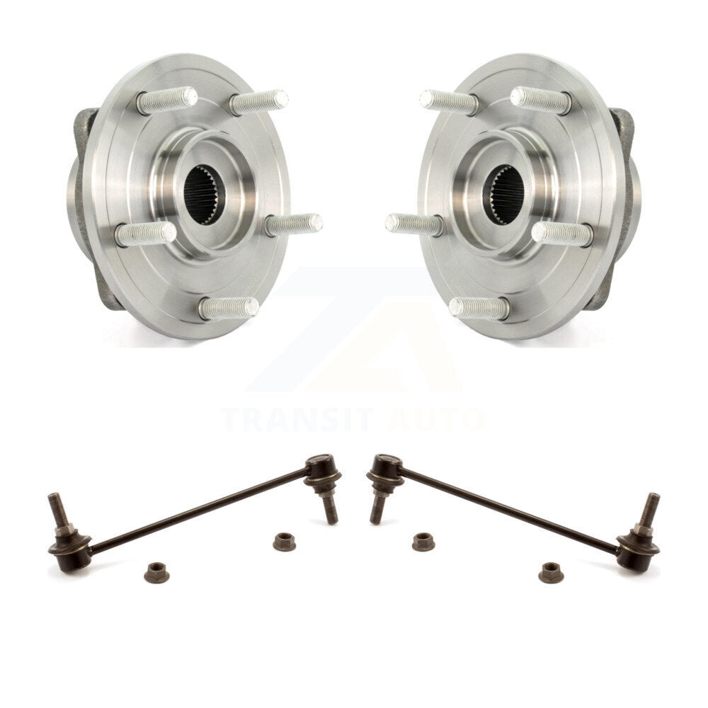 Hub Bearing Assembly And Link Front Kit For 2009-2020 Dodge Journey