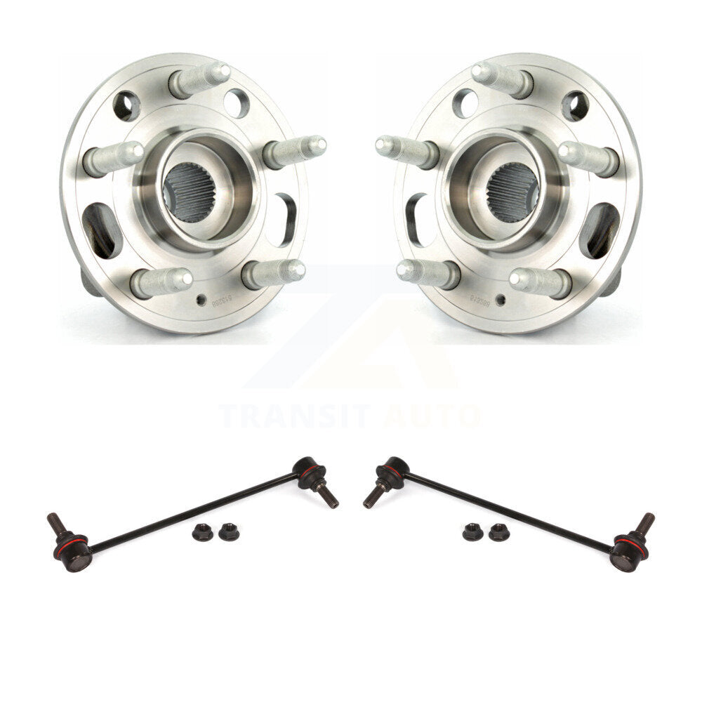 Hub Bearing Assembly And Link Front Kit For Buick LaCrosse Regal Saab 9-5