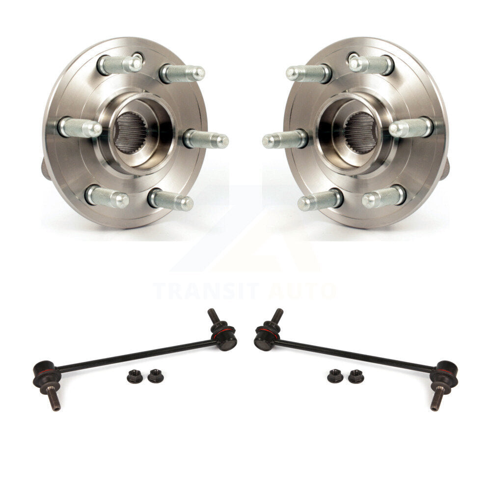 Hub Bearing Assembly And Link Front Kit For 2010-2016 Cadillac SRX