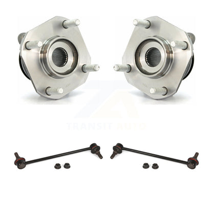 Hub Bearing Assembly And Link Front Kit For 2007-2012 Nissan Sentra 2.0L