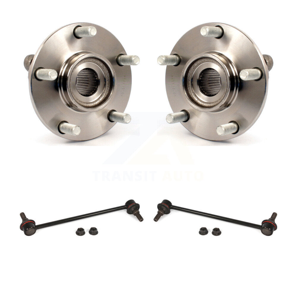 Hub Bearing Assembly And Link Front Kit For 2007-2012 Nissan Sentra 2.5L