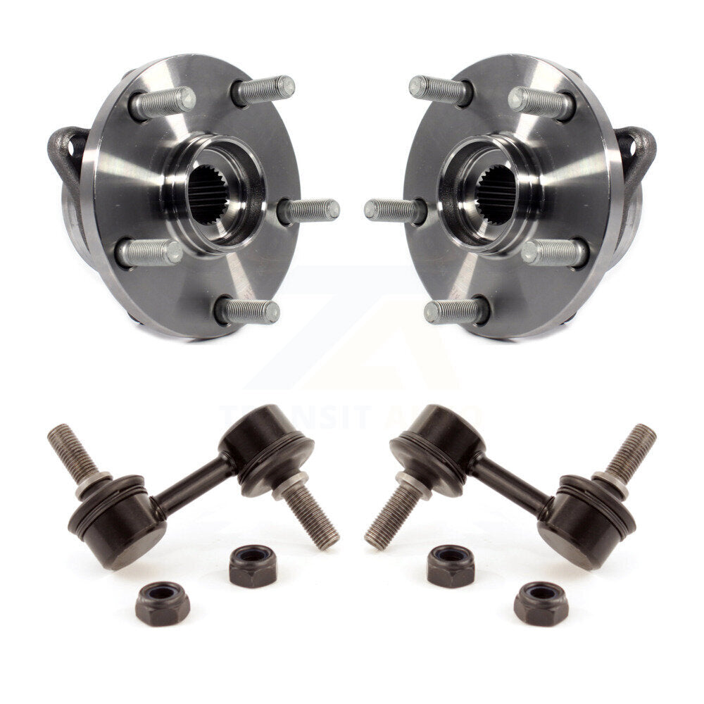 Hub Bearing Assembly And Link Front Kit For Subaru Impreza WRX STI