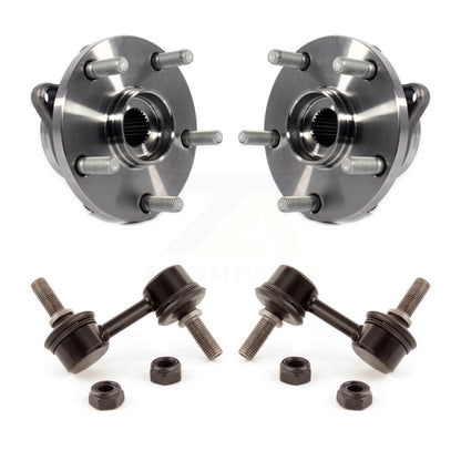Hub Bearing Assembly And Link Front Kit For Subaru Impreza WRX STI