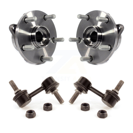 Hub Bearing Assembly And Link Front Kit For Subaru Impreza WRX STI