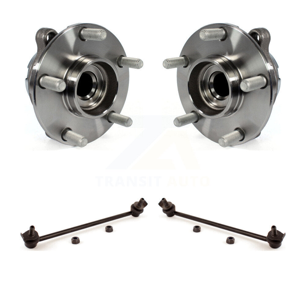 Hub Bearing Assembly And Link Front Kit For 2003-2008 INFINITI FX35 RWD