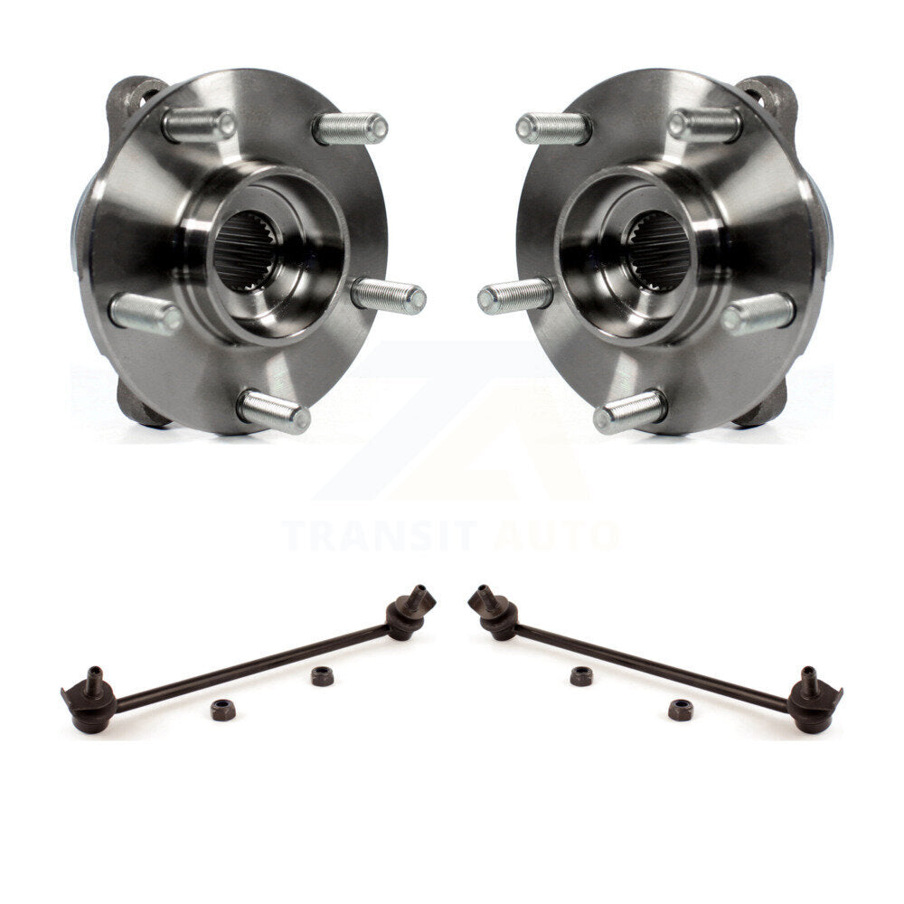 Hub Bearing Assembly And Link Front Kit For 2003-2008 INFINITI FX35 FX45