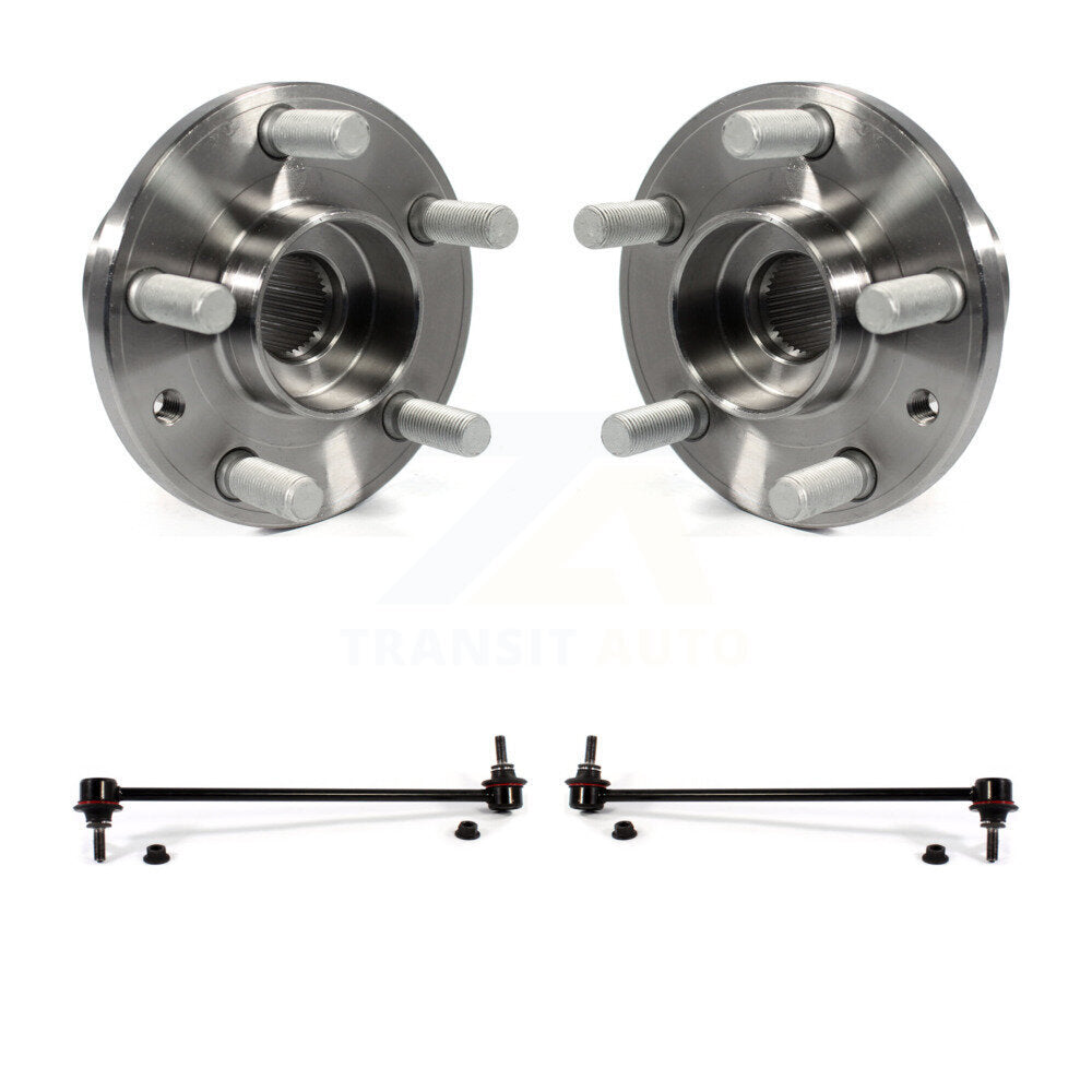 Hub Bearing Assembly And Link Front Kit For 2008-2015 Land Rover LR2