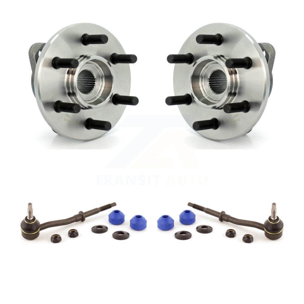 Hub Bearing Assembly And Link Front Kit For 1998 Dodge Durango 2-Wheel ABS