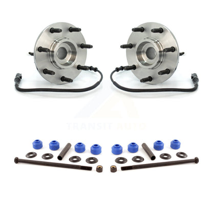 Hub Bearing Assembly And Link Front Kit For Ford F-150 Heritage F-250