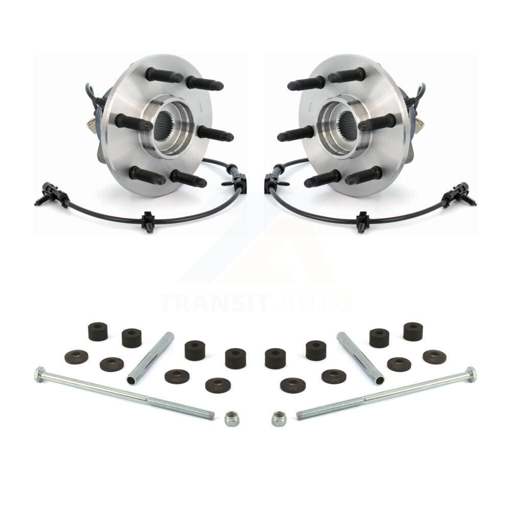 Hub Bearing Assembly & Link Front Kit For Chevrolet GMC Silverado 1500 Sierra XL