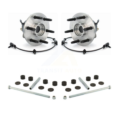 Hub Bearing Assembly & Link Front Kit For Chevrolet GMC Silverado 1500 Sierra XL