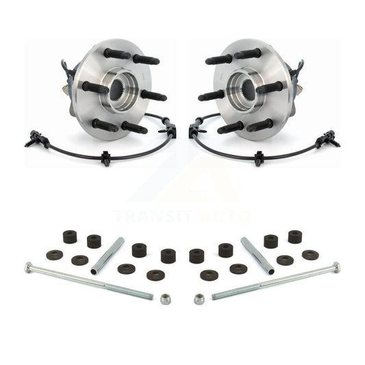 Hub Bearing Assembly & Link Front Kit For Chevrolet GMC Silverado 1500 Sierra XL