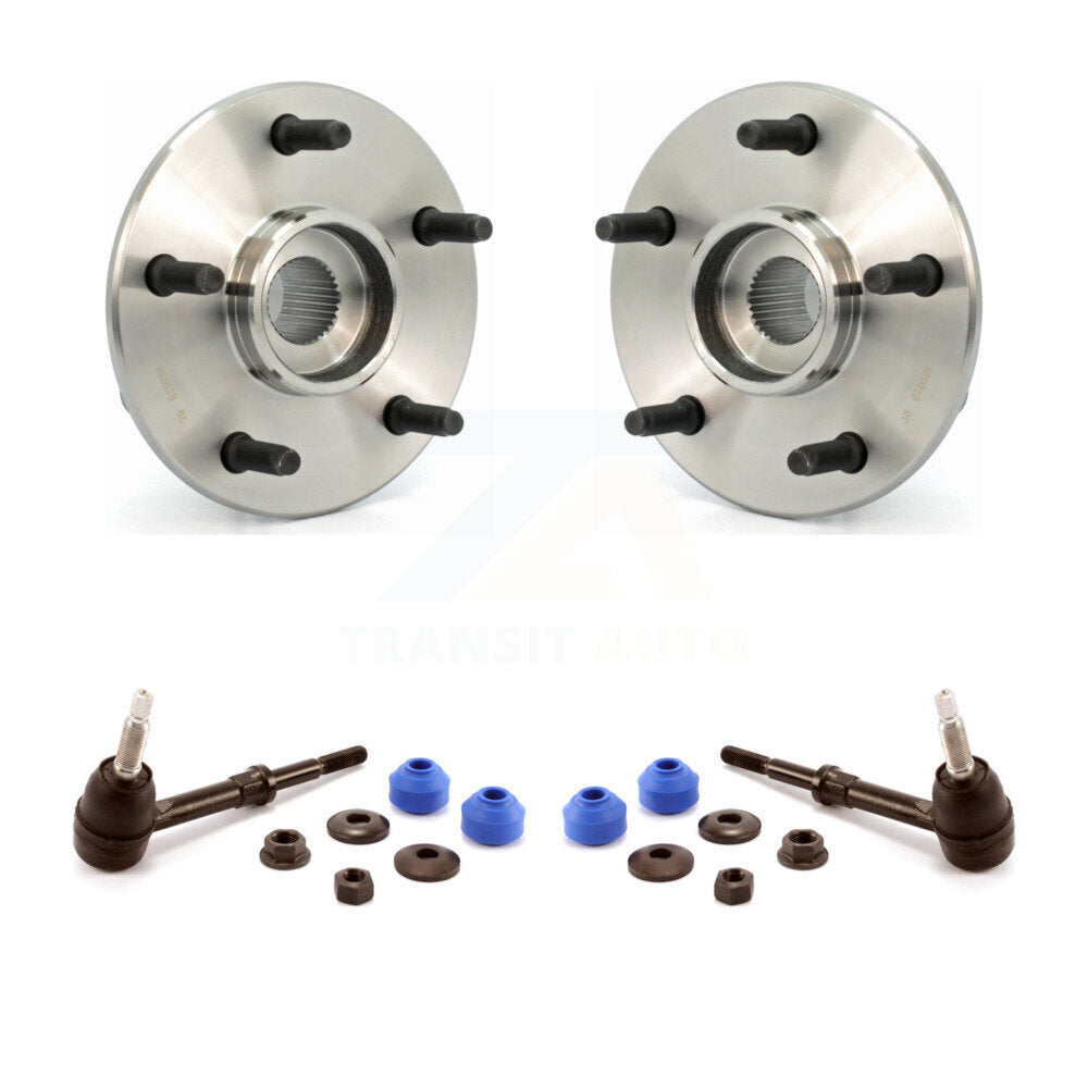 Hub Bearing Assembly And Link Front Kit For Dodge Ram 1500 4WD with 2-Wheel ABS