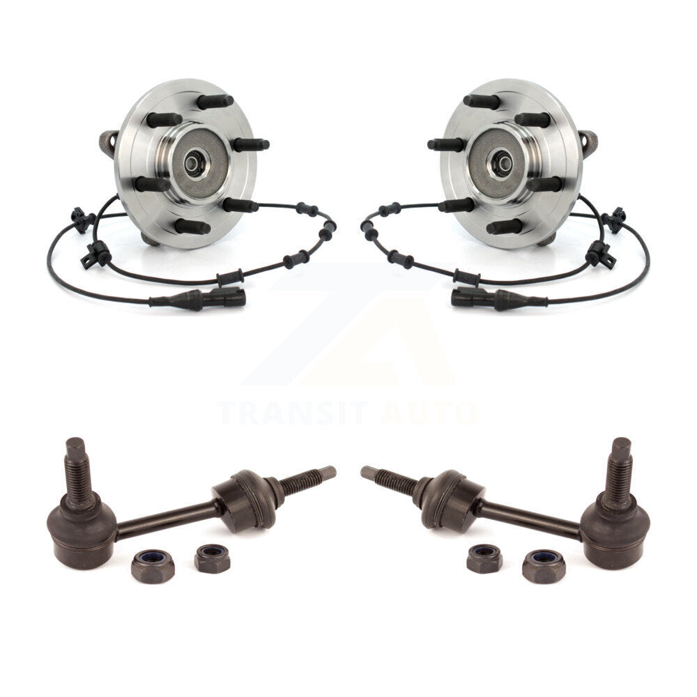 Hub Bearing Assembly And Link Front Kit For Ford Expedition Lincoln Navigator