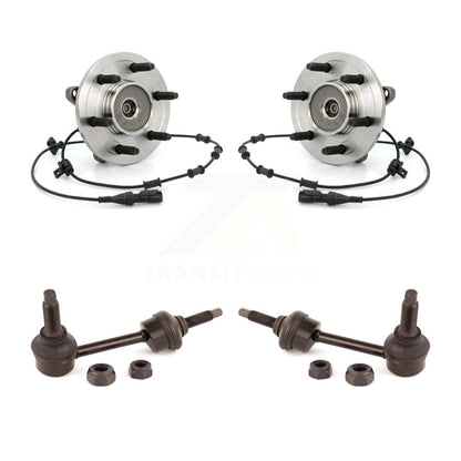 Hub Bearing Assembly And Link Front Kit For Ford Expedition Lincoln Navigator