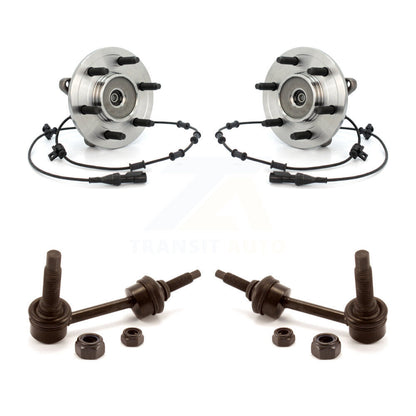Hub Bearing Assembly And Link Front Kit For Ford Expedition Lincoln Navigator