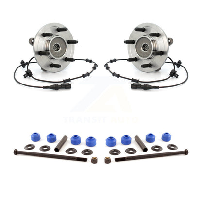 Hub Bearing Assembly And Link Front Kit For Ford Expedition Lincoln Navigator