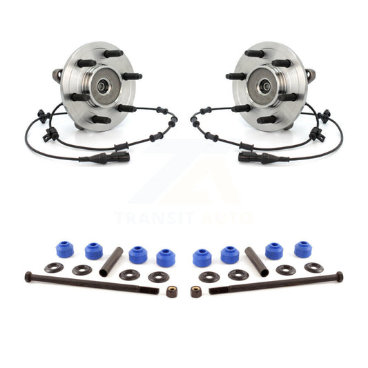 Hub Bearing Assembly And Link Front Kit For Ford Expedition Lincoln Navigator