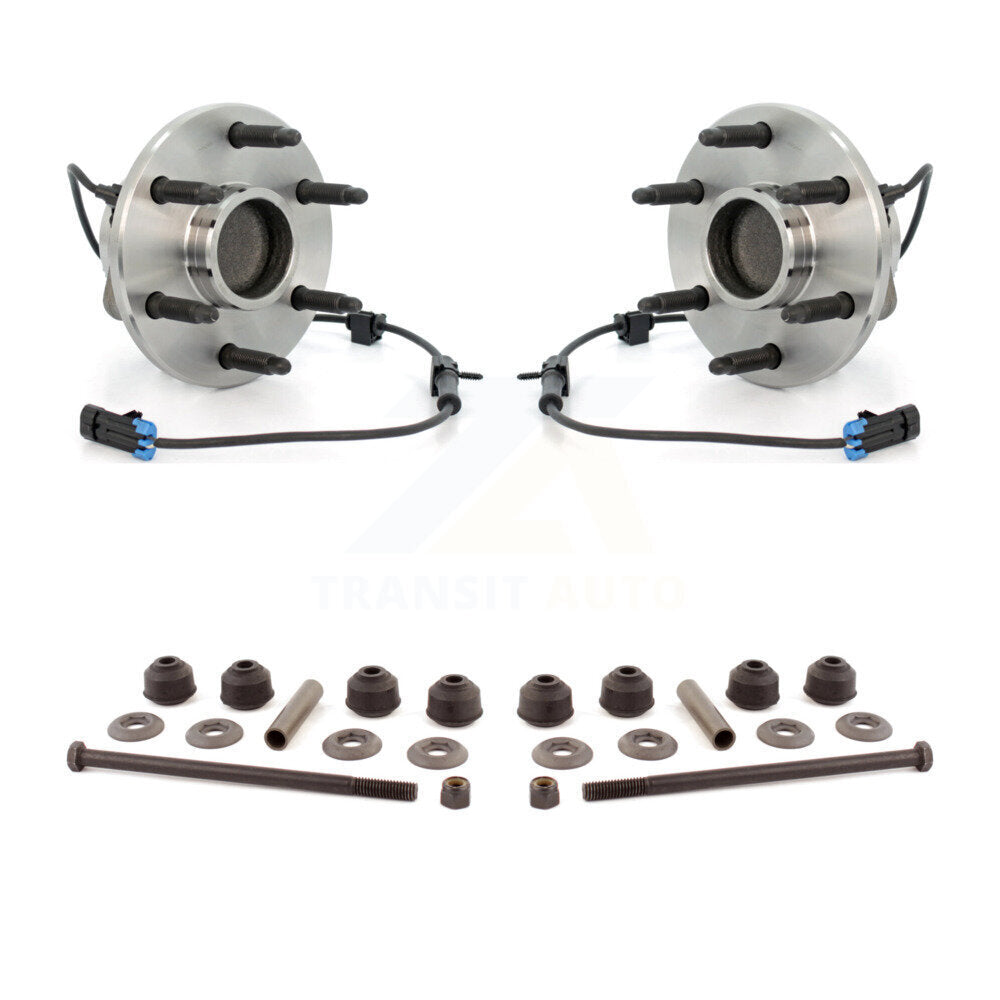 Hub Bearing Assembly Link Front Kit For 2003-2005 Chevrolet Astro GMC Safari RWD