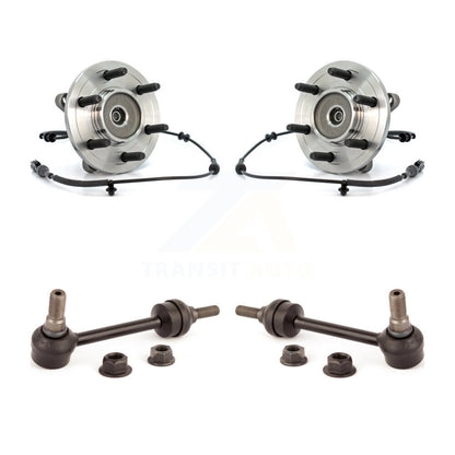 Hub Bearing Assembly & Link Front Kit For 2004 Ford F-150 4WD With 6 Lug Wheels