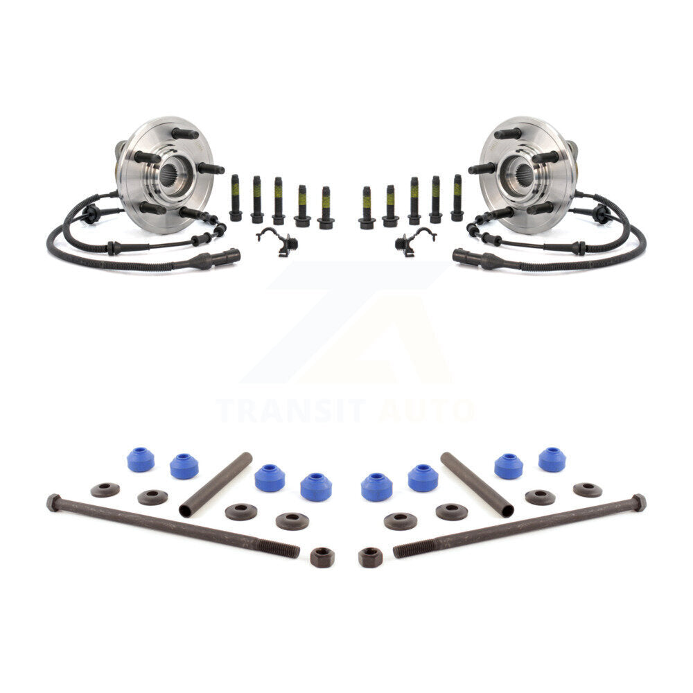 Hub Bearing Assembly And Link Front Kit For Ford Explorer Mercury Mountaineer
