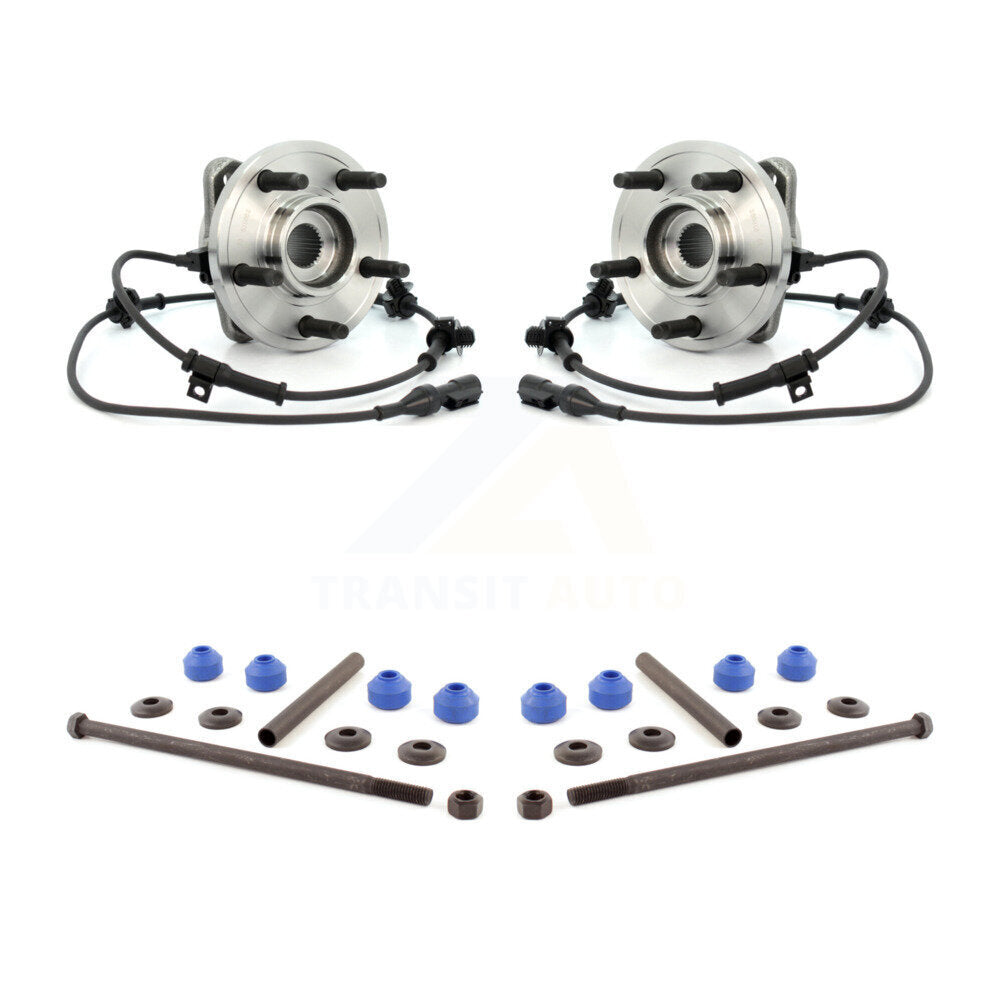 Hub Bearing Assembly & Link Front Kit For Ford Ranger Mazda B4000 Explorer Sport