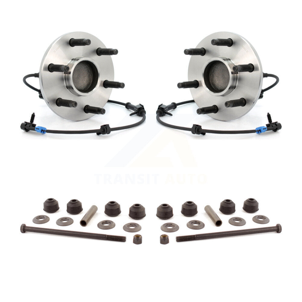 Hub Bearing Assembly And Link Front Kit For 2000 Chevrolet Tahoe RWD with 5.7L