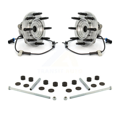 Hub Bearing Assembly Link Front Kit For Chevrolet GMC Silverado 1500 Sierra 2500