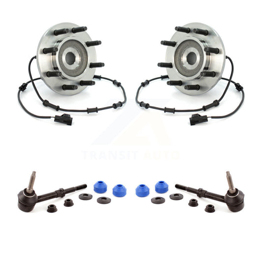 Hub Bearing Assembly And Link Front Kit For Dodge Ram 2500 3500 4WD