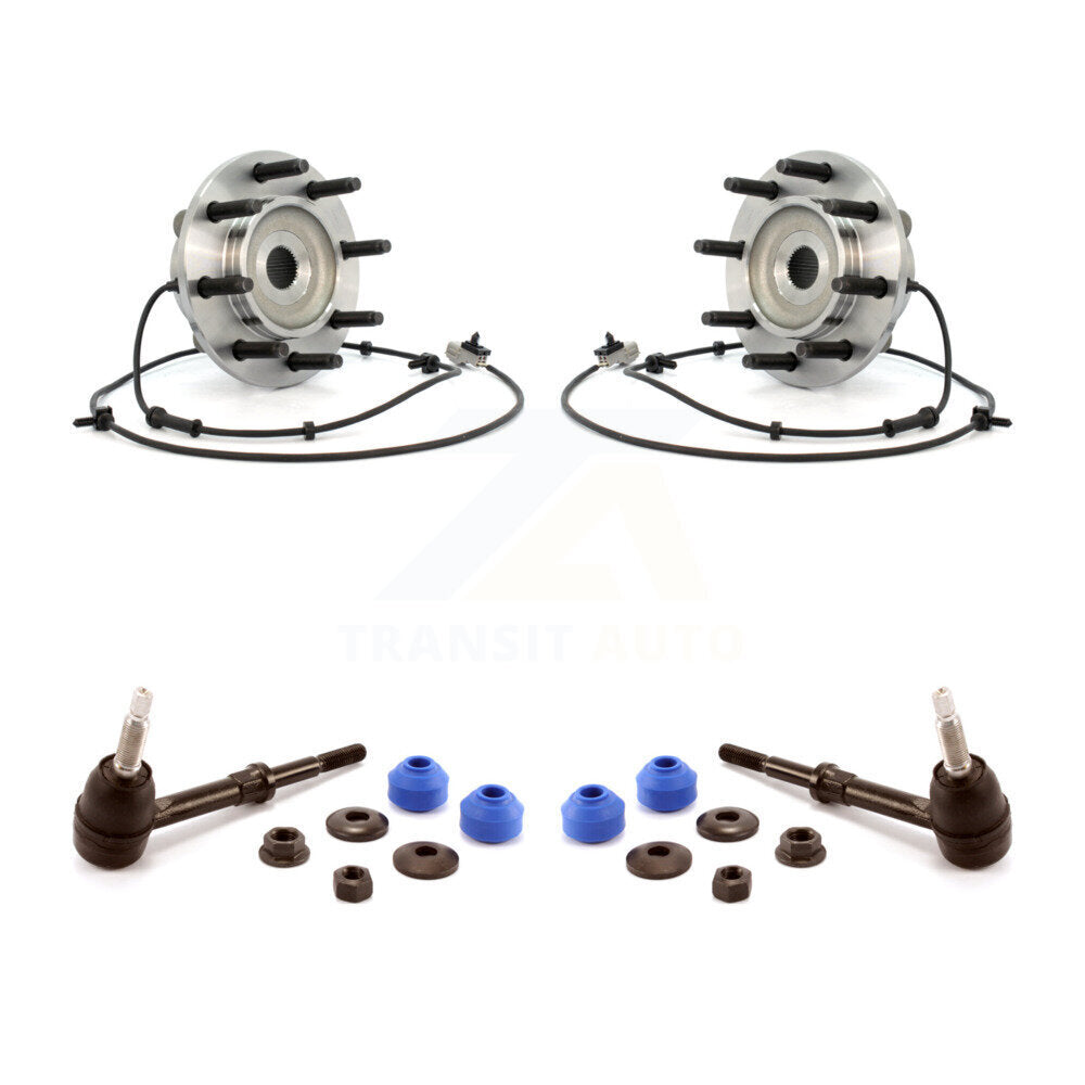 Hub Bearing Assembly And Link Front Kit For Dodge Ram 2500 3500