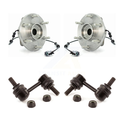 Hub Bearing Assembly And Link Front Kit For Nissan TITAN INFINITI QX56 Armada