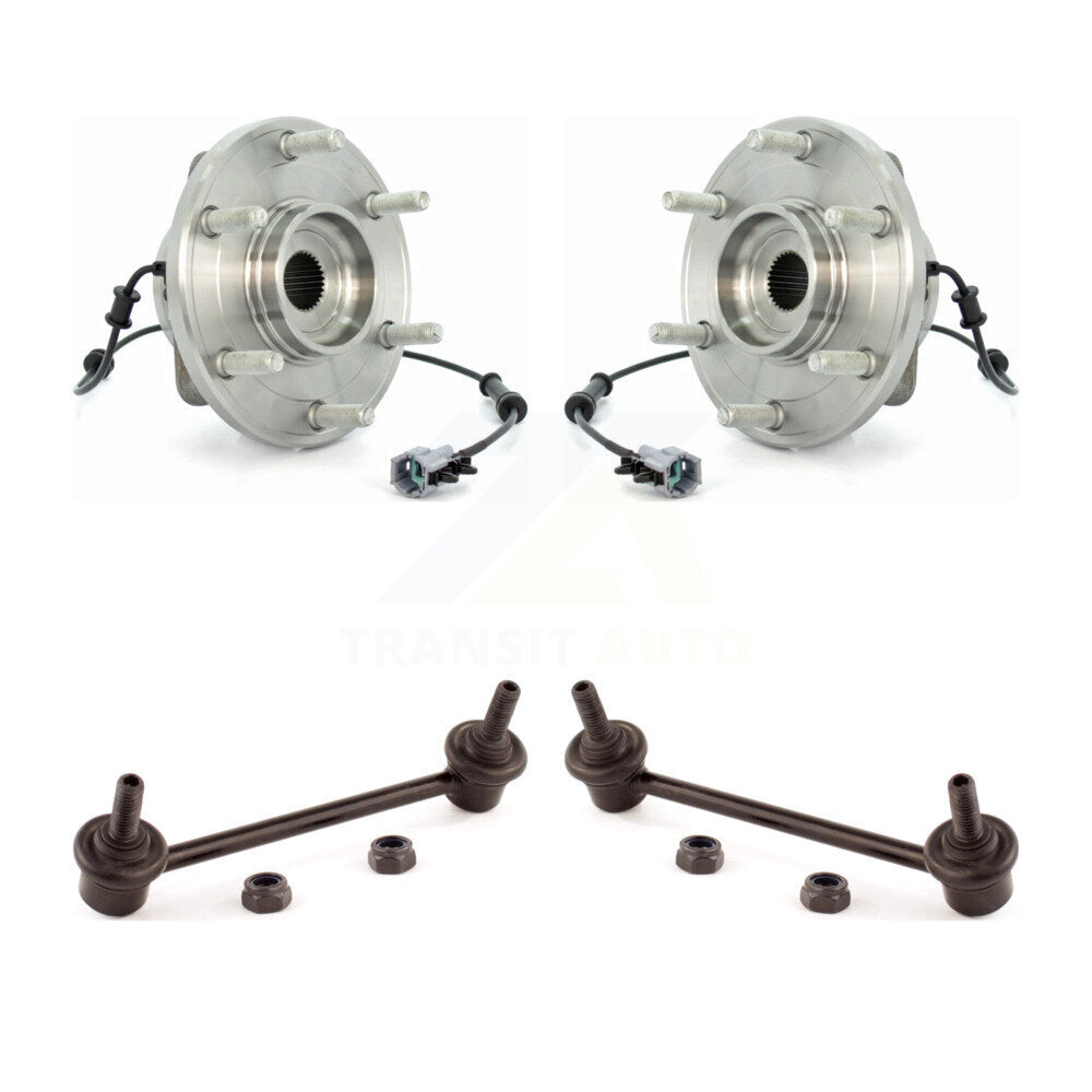 Hub Bearing Assembly And Link Front Kit For 2004 Nissan Pathfinder