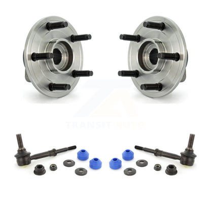 Hub Bearing Assembly & Link Front Kit For 06-08 Dodge Ram 1500 With 5 Lug Wheels