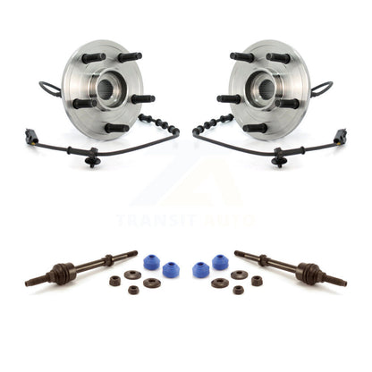 Hub Bearing Assembly And Link Front Kit For Dodge Ram 1500 RWD with 4-Wheel ABS