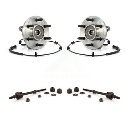 Hub Bearing Assembly Link Front Kit For 2006-2008 Ford F-150 Lincoln Mark LT 4WD