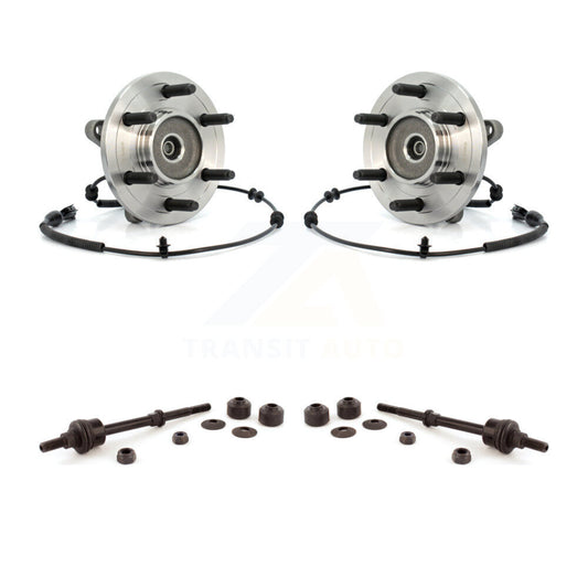 Hub Bearing Assembly Link Front Kit For 2006-2008 Ford F-150 Lincoln Mark LT 4WD