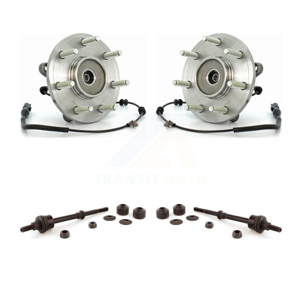Hub Bearing Assembly Link Front Kit For 2006-2008 Ford F-150 Lincoln Mark LT 4WD