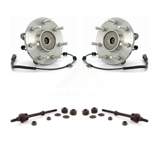 Hub Bearing Assembly Link Front Kit For 2006-2008 Ford F-150 Lincoln Mark LT 4WD