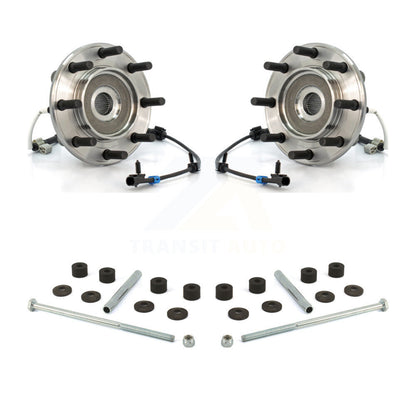 Hub Bearing Assembly Link Front Kit For Chevrolet GMC Sierra 3500 Silverado 4WD