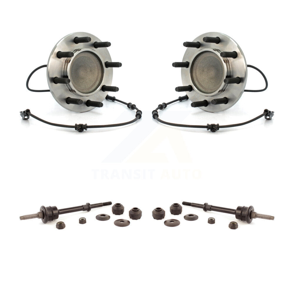 Hub Bearing Assembly And Link Front Kit For 2003-2005 Dodge Ram 2500 3500 RWD