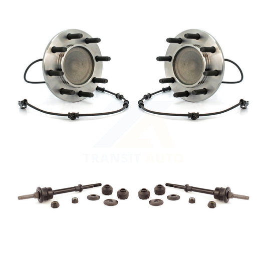 Hub Bearing Assembly And Link Front Kit For 2003-2005 Dodge Ram 2500 3500 RWD