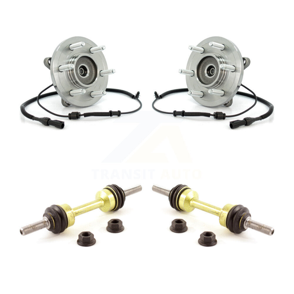 Hub Bearing Assembly And Link Front Kit For Ford Expedition Lincoln Navigator