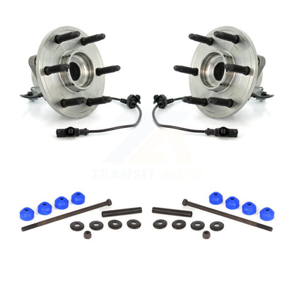 Hub Bearing Assembly & Link Front Kit For Chevrolet GMC Sierra 1500 Silverado XL
