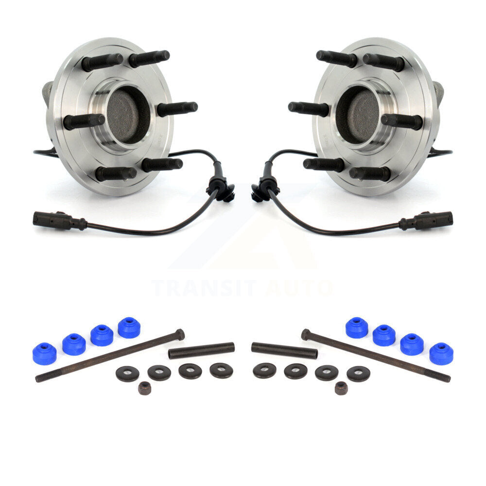 Hub Bearing Assembly & Link Front Kit For Chevrolet GMC Sierra 1500 Silverado XL