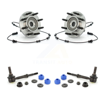 Hub Bearing Assembly & Link Front Kit For Dodge Ram 1500 3500 With 8 Lug Wheels